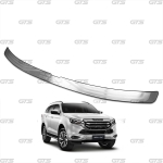 กันรอยท้าย สแตนเลส ยิงทราย 1 ชิ้น สีโครเมี่ยม สำหรับ Isuzu MU-X Mux SUV 2WD 4WD LS ปี 2022-2023